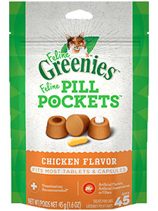 Greenies Feline Pill Pocket - Chicken 1.6 Oz 428261